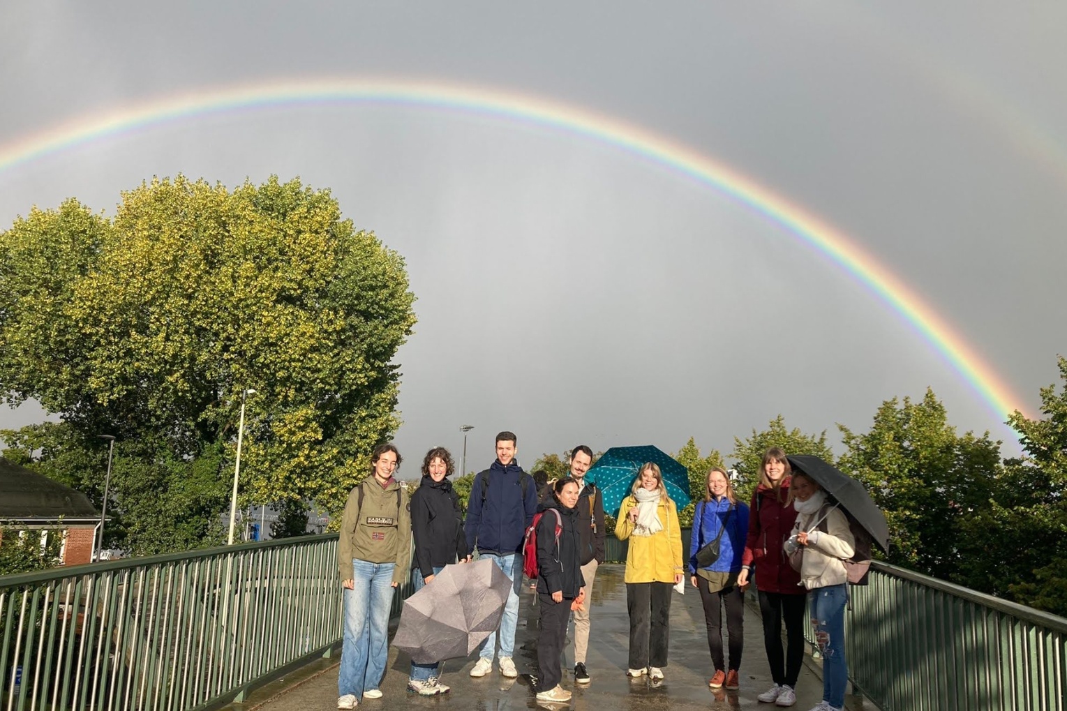 Gruppenfoto der Ausflugsgruppe zur Kieler Forschungswerkstatt