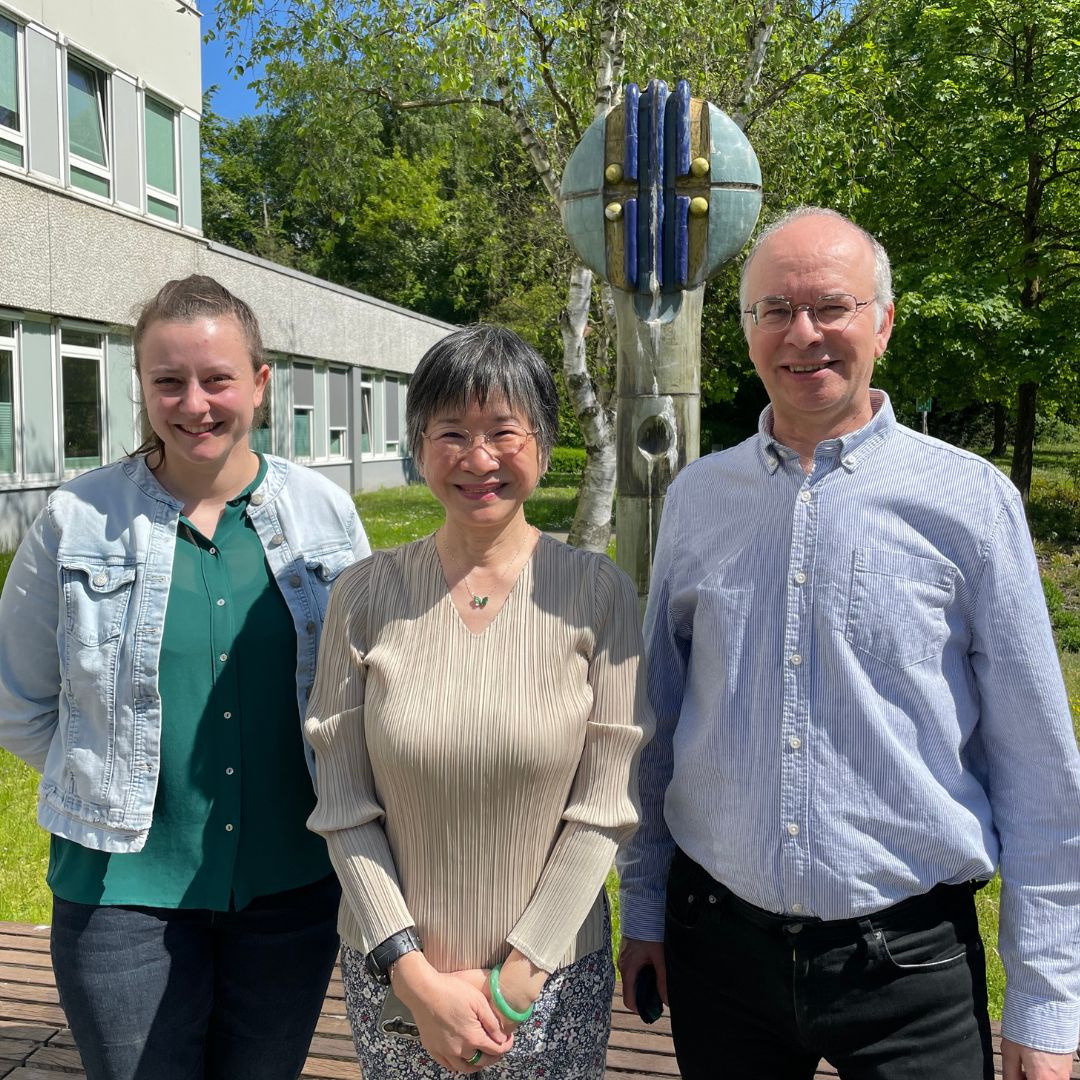 Bild von Krsting Litteck, Prof. Dr. Aiso Heinze und Prof. Dr. Hsin-Mei Huang