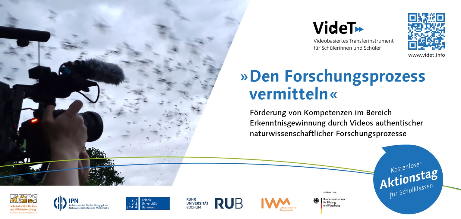 VideT "Den Forschungsprozess vermittelt. Förderung von Kompetenzen im Bereich Erkenntnisgewinnung durch Videos authentischer naturwissenschaftlicher Forschungsprozesse"